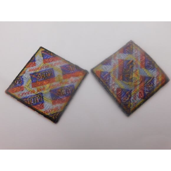 BSA Blue and Gold Patch Vintage Late 1990's Preowned Set of 2 - Picture 2 of 3